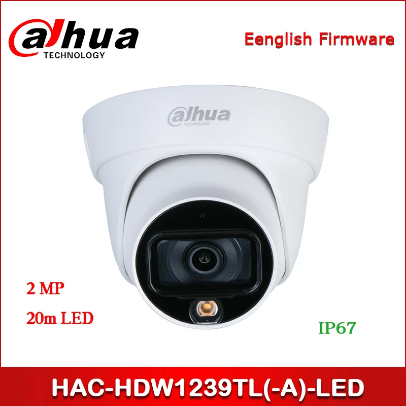 

Dahua HAC-HDW1239TL-LED 2M полноцветная Звездная камера HDCVI с встроенным микрофоном (-A)