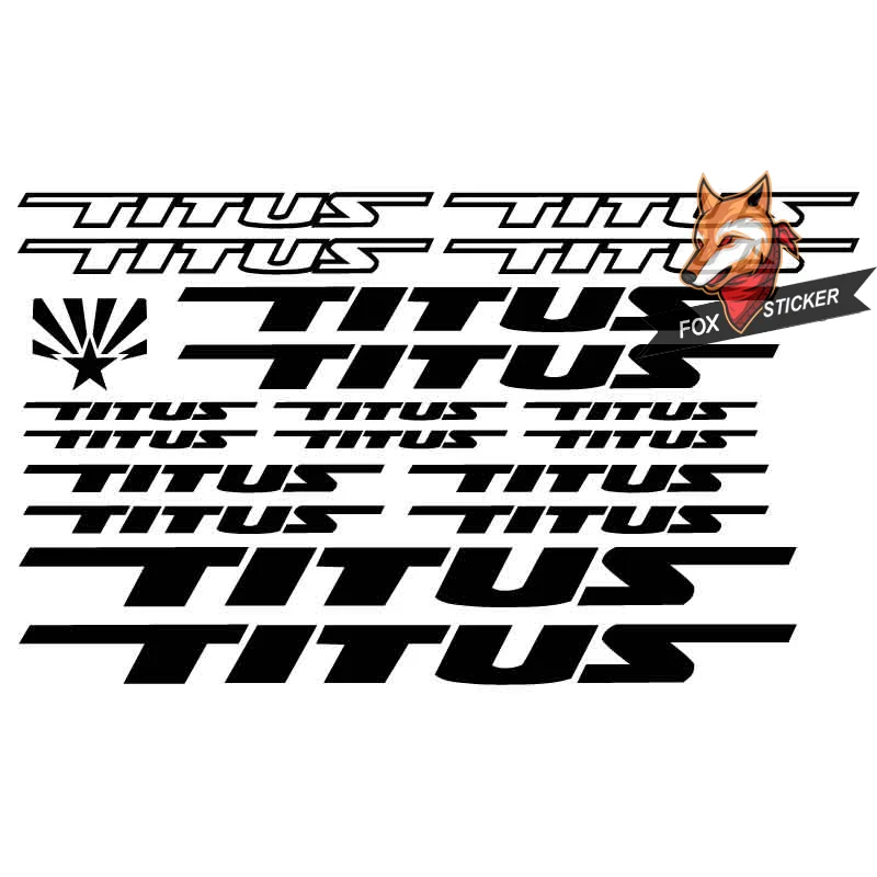 

Bicycle Frame Stickers Road Bike Mountain Bike MTB Track Bike TT Bike Cycle Decal Reflective Stickers for TITUS Stickers