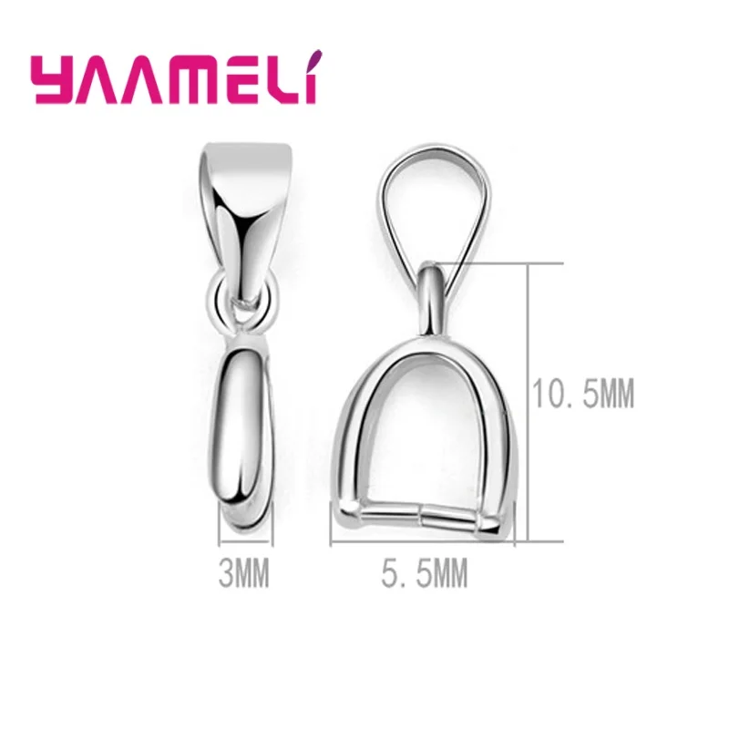 Фурнитура для ювелирных изделий ручной работы из стерлингового серебра 925 пробы