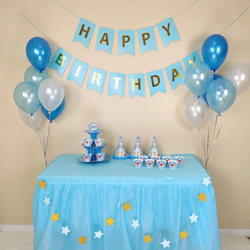 Туманная одноразовая настольная юбка ПЭВА для свадебной вечеринки настольное