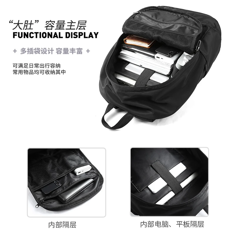 School Backpack Women Waterproof  School Bag For Teenage Girls Multi Pocket College Student Backpacks Unisex Laptop Bag SAC