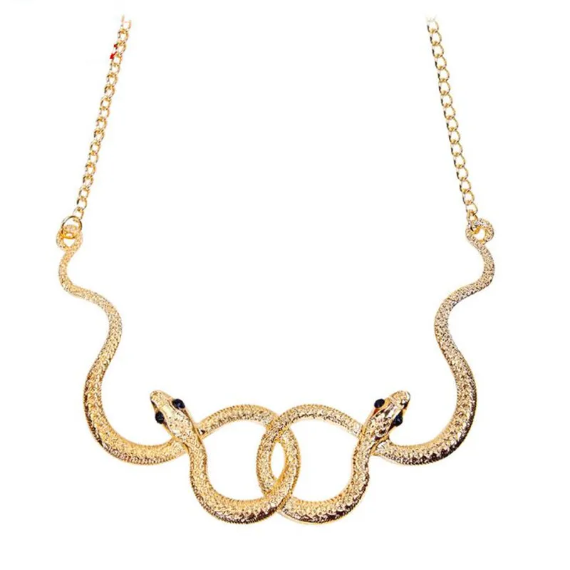 

Ожерелье на ключицы, в виде змеи-двойницы