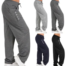 Pantalon de sport pour hommes, extensible, grande taille, pour course, Fitness, décontracté, survêtement, Jogging, printemps et été, 2021