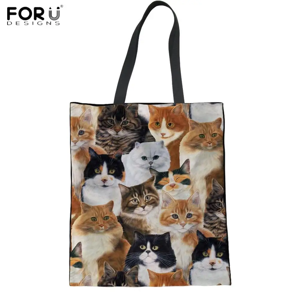FORUDESIGNS Экологичная Холщовая Сумка для покупок, Повседневная многоразовая сумка через плечо, женская льняная Сумка-тоут с принтом медсестры - Цвет: ZBH383Z22