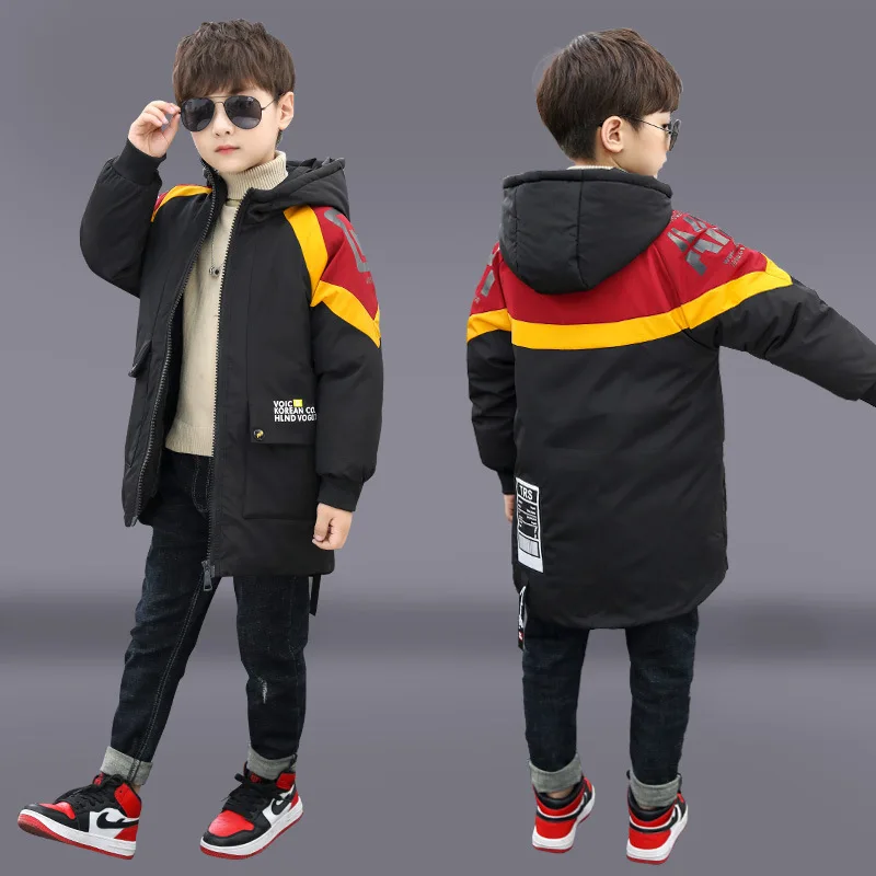 Хлопковая одежда для мальчиков коллекция 2019 года новый зимний детский длинный