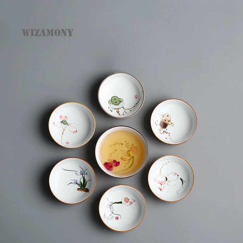 1 шт. WIZAMONY Склад Распродажа китайский ру печной фарфор Gaiwan чайный набор