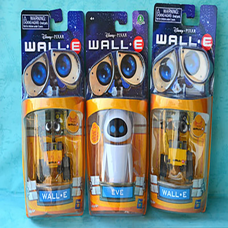 

2020 Новое поступление Wall-E Робот Wall E & EVE ПВХ экшн-фигурки коллекционные модели игрушки куклы с коробкой костюм