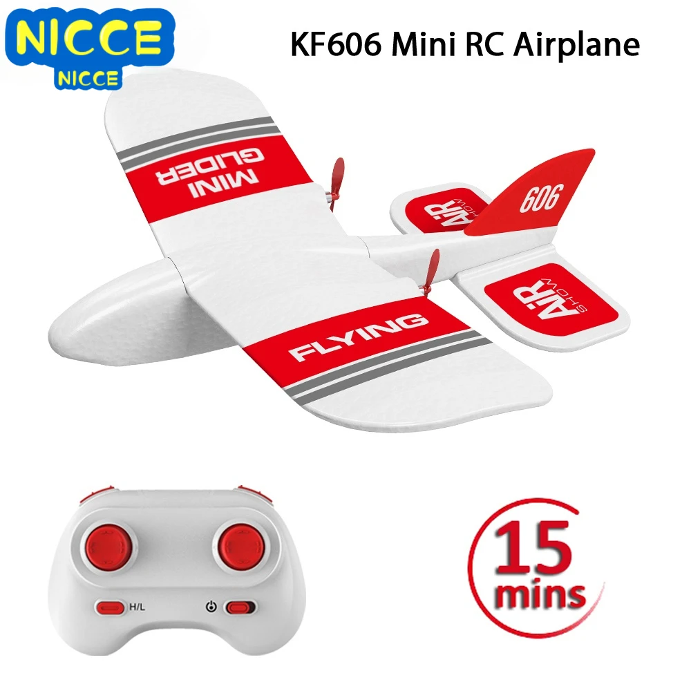 

Радиоуправляемый самолет KF606 2,4 ГГц, летающий самолет, планшетофон, игрушечный самолет 15 минут, время полета, детские игрушки, подарки для де...