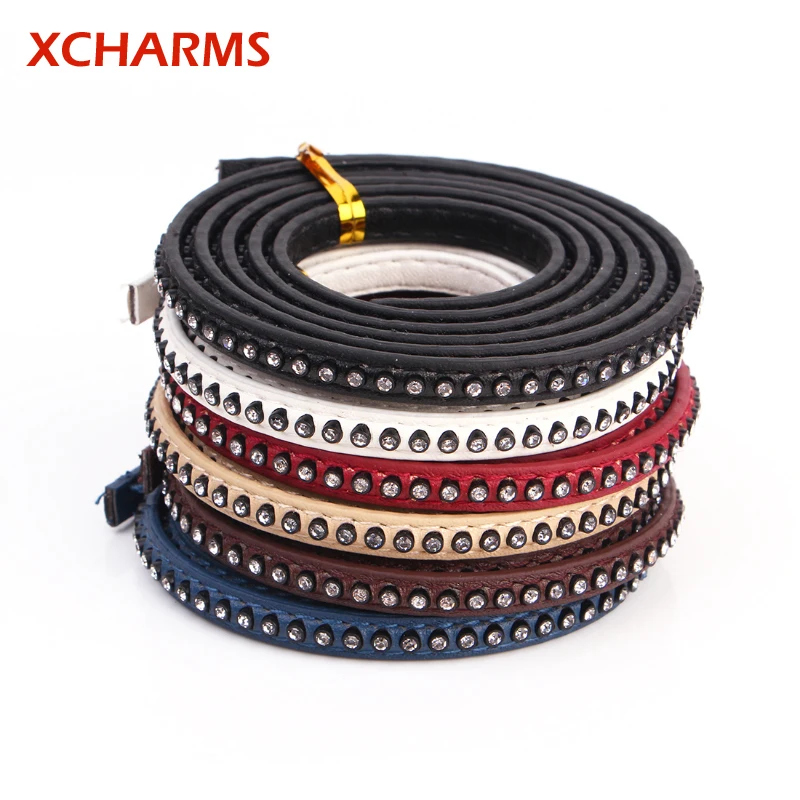 XCHARMS 6 мм/веревка для кожаного шнура/кристаллическая дрель 3/аксессуары/Ювелирные