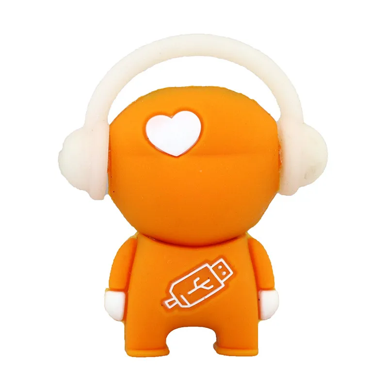 Милый флеш-накопитель с героями мультфильмов, 64 ГБ, USB флеш-накопитель с музыкальным человеком, 4 ГБ, 8 ГБ, 16 ГБ, флеш-накопитель, флеш-карта памяти для музыканта, 128 ГБ, музыкальные игрушки, u-диск