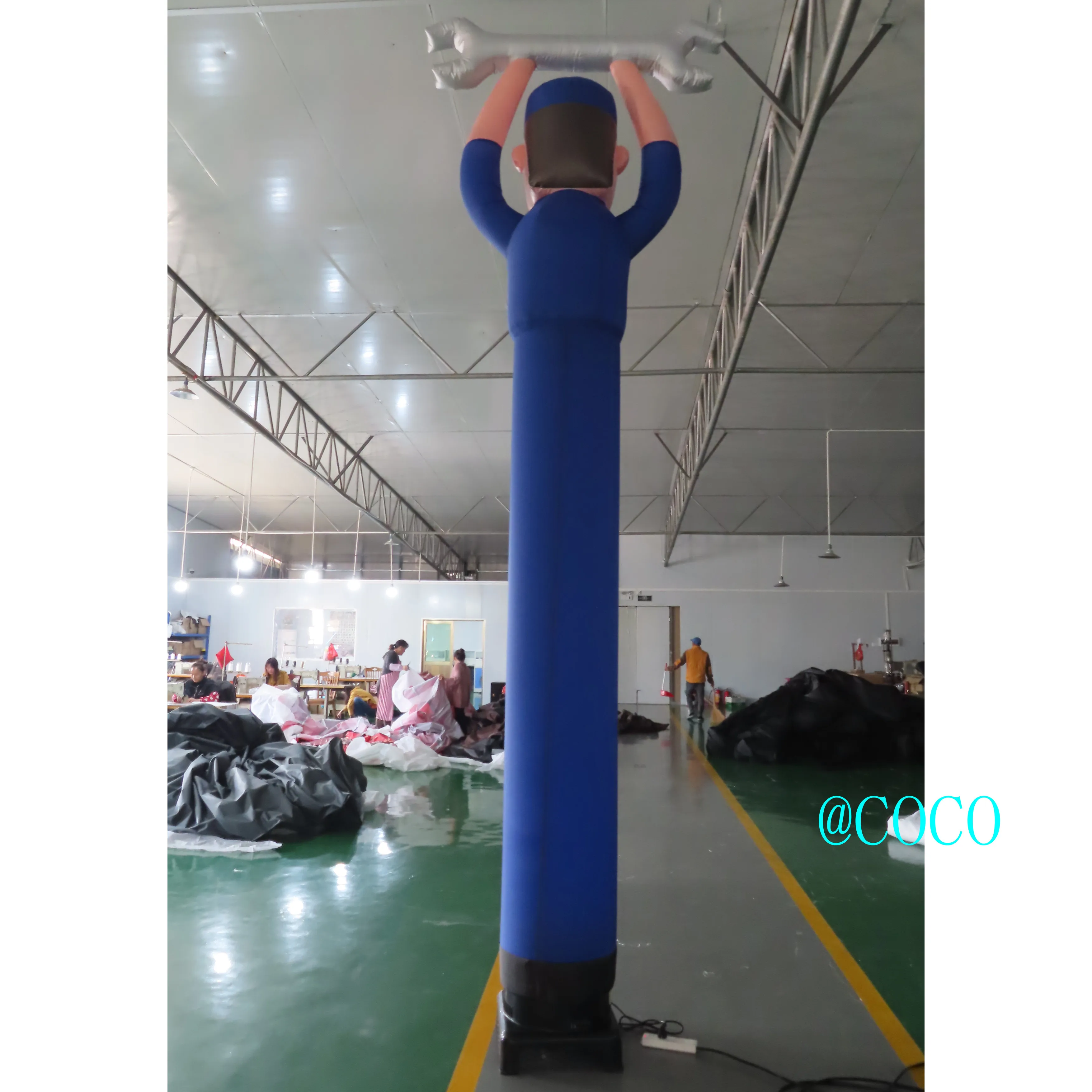 free air ship to door!5m/17ft high inflatable dance man car shop outdoor adverting sky dancer | Игрушки и хобби