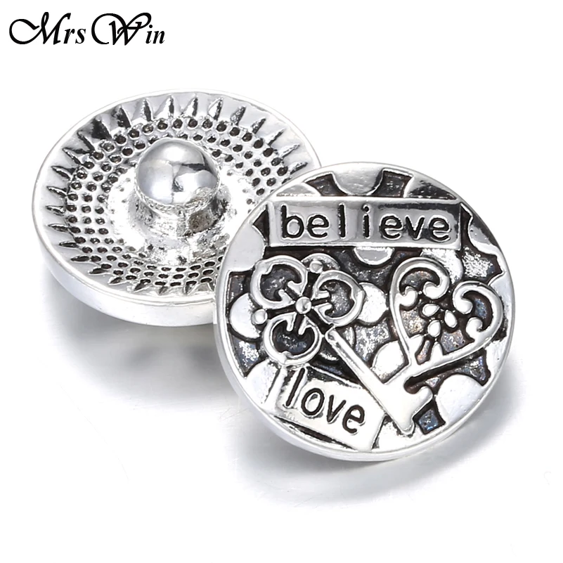 6 шт./Лот новые круглые металлические кнопки для ювелирных изделий серебряного