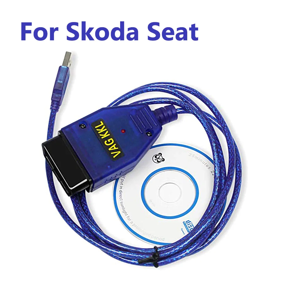 VAG409.1 KKL409 VAG COM диагностический кабель USB для Skoda Fabia Felicia Octavia Superb Seat Altea Альгамбра