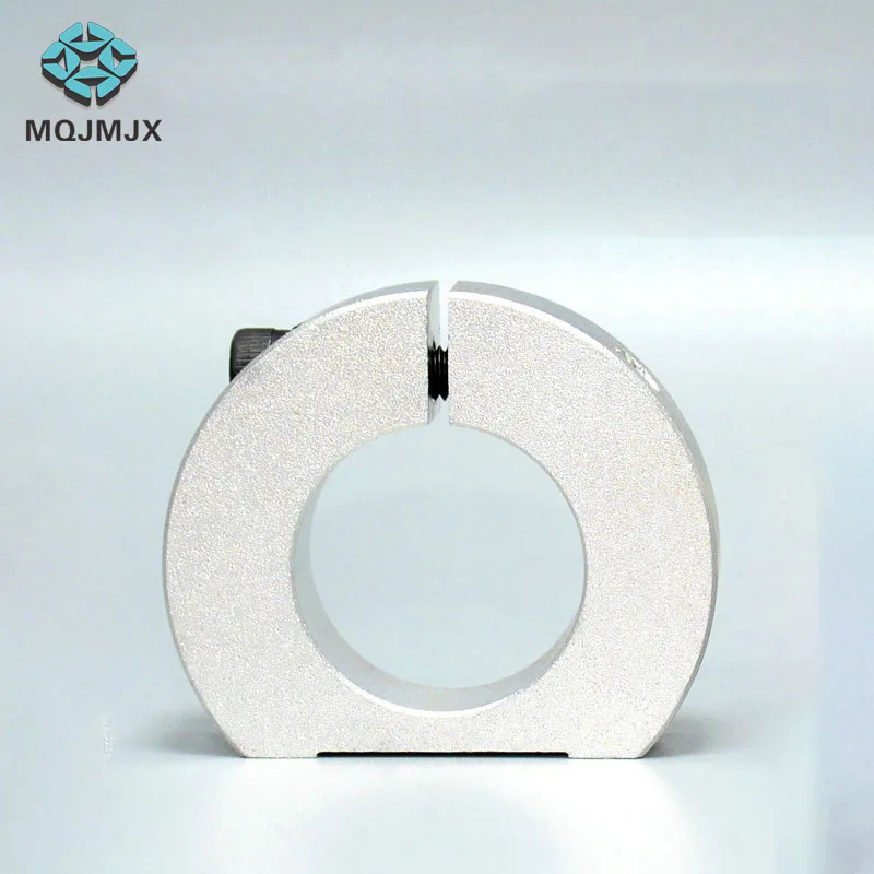 Shaft Collars Fixing Ring Set Screw Split Type D-shaped Cut Hole Bearing Adjustment Part Aluminum Alloy |