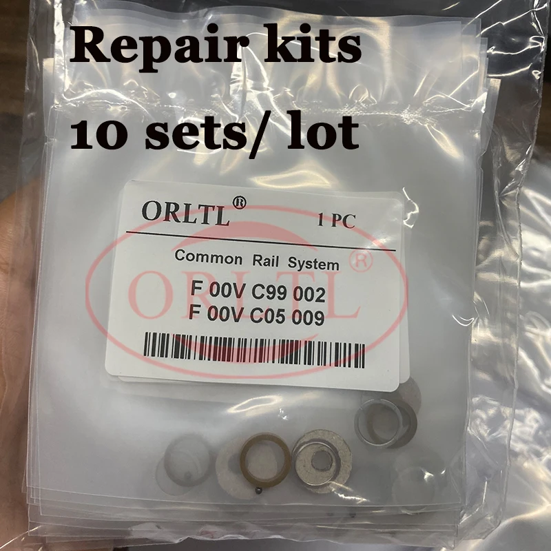 

ORLTL F00VC05001 common Rail diesel injector F00VC99002 and Black Ceramic ball FOOVC05009 repair kits F00VC05008 F00RJ02177 kits