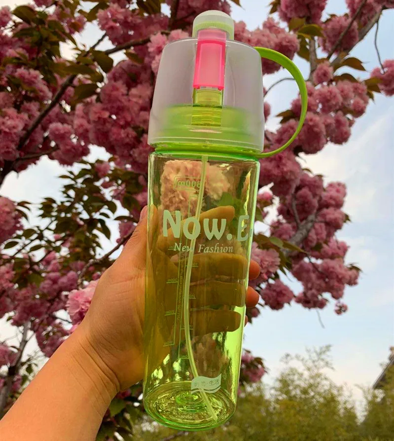 Шейкер для питьевой бутылки 600 мл Spray Спортивная бутылка воды чайник защита от