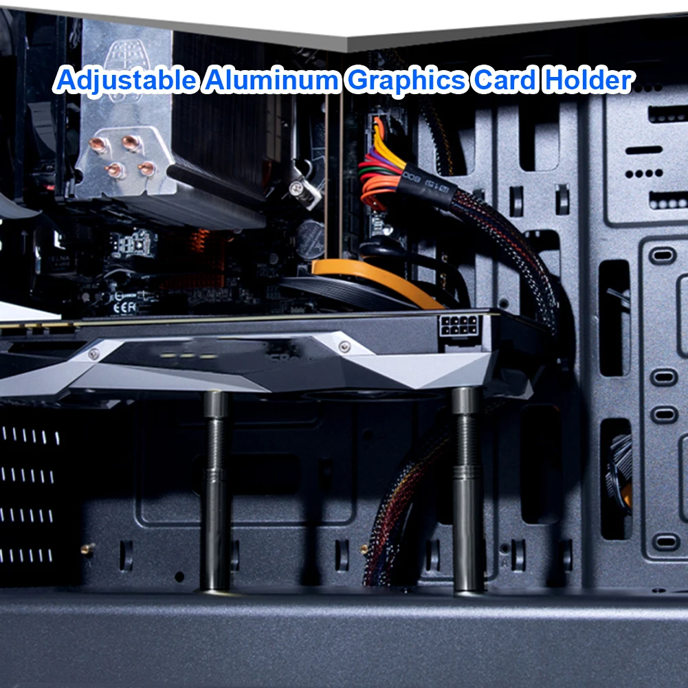 

Защитный держатель для видеокарты, GPU, регулируемый держатель для видеокарты, чехол для настольного ПК, аксессуары, кронштейн, разъем