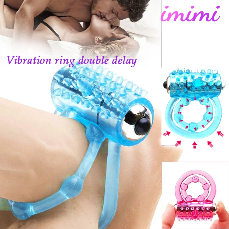 Вибрирующее кольцо на пенис стимулятор мужского пениса силиконовые двойные
