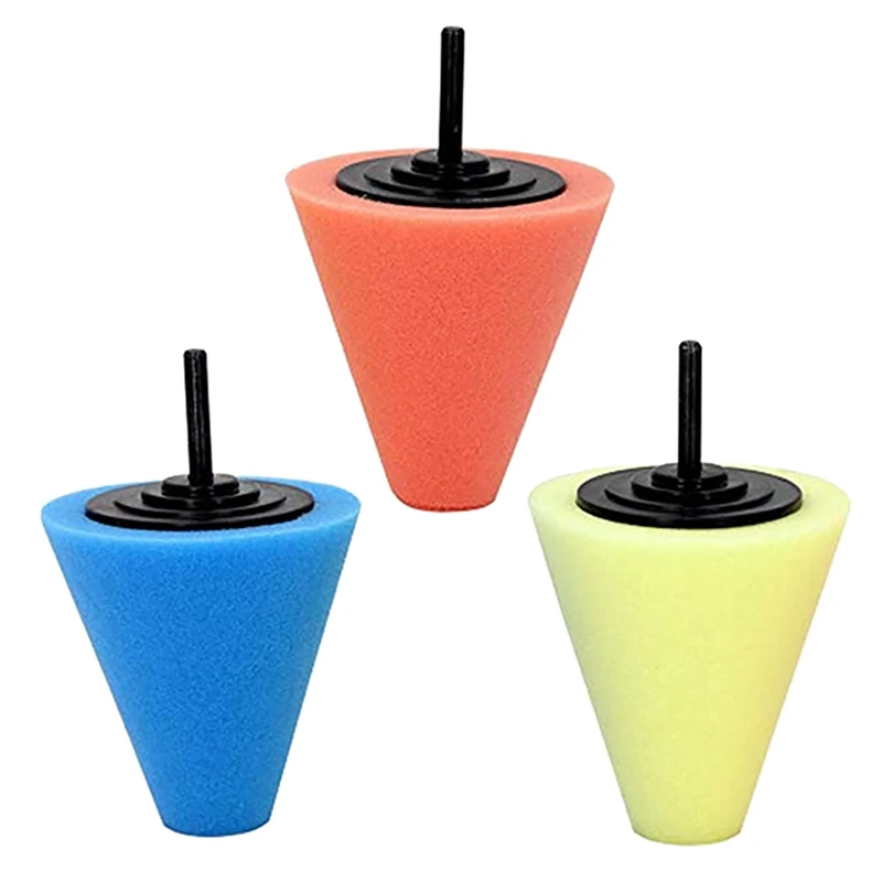 

Polishing Pads for Wheel Hub Cleaning 3 Inch Polishing Wheel for Drill Sponge Buffing Pads for Car Care