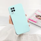 Роскошный квадратный чехол из жидкого силикона для OPPO Realme 8 Pro 7 7i 6 6s 5 5s 5i X X2 XT V5