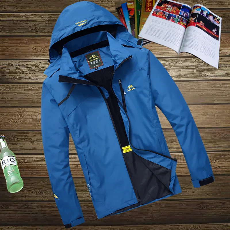 Мужская повседневная водонепроницаемая куртка весенне осенняя туристическая