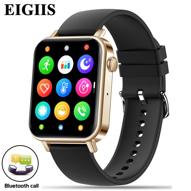 

EIGIIS Smart Watch 2021 Men Women 1.69" Full Touch Screen Bluetooth Call Heart Rate Blood Oxygen Sport reloj inteligente mujer