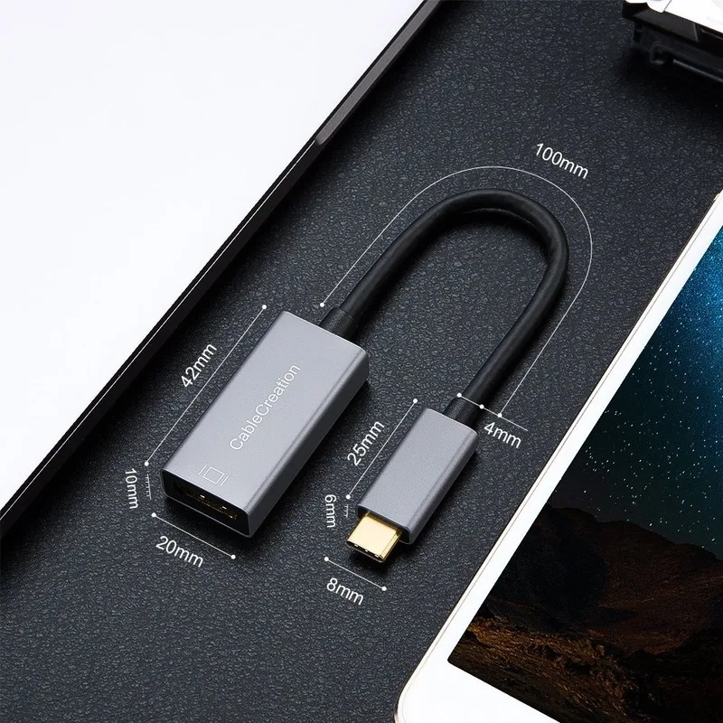 USB C к HDMI 4K @ 60 Гц usb type адаптер совместимый с MacBook Pro 2018 iPad Surface Go Chromebook Pixel |
