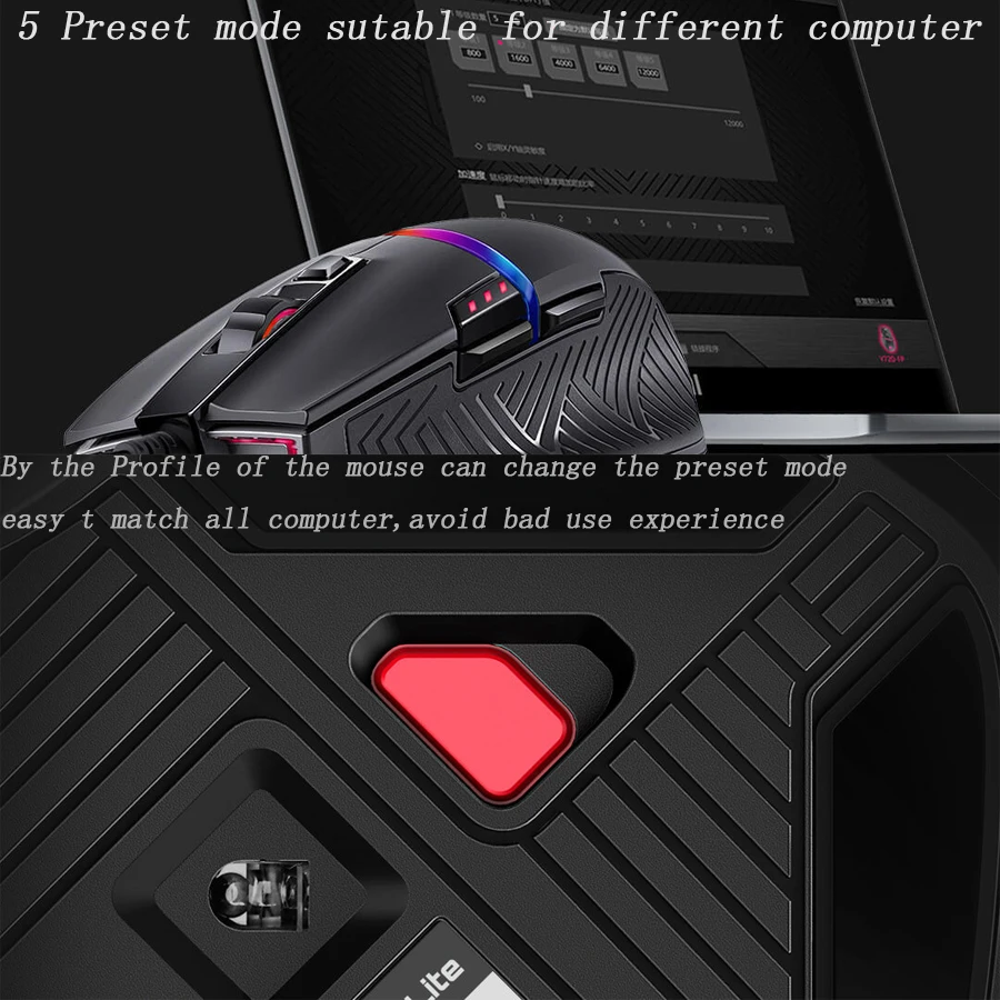 Профессиональная электронная Спортивная мышь Xiaomi Mijia blasul 7200 dpi E-sports игровая оптическая мышь проводные компоненты уровня игры Y720 Lite