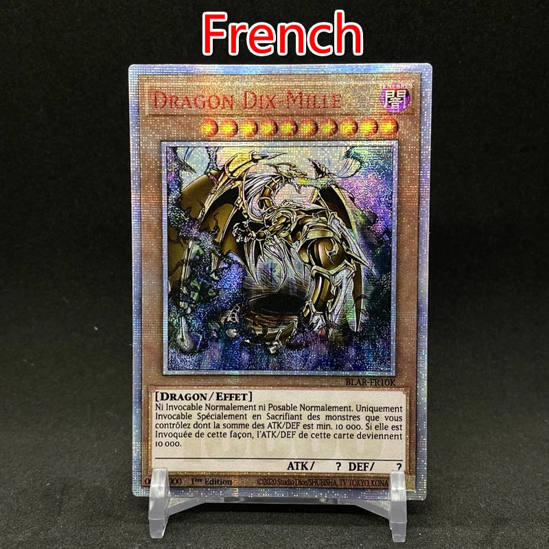 

Yu Gi Oh DIY Ten Thousand Dragon English Japanese German French Toys Hobbies Hobby Collectibles Game Collection Anime Cards