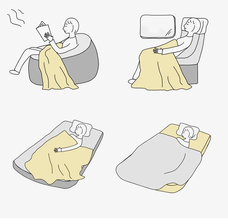 

Super Warm Soft Blanket Simple Solid Color Thick Blankets for Beds Fleece Blankets and Throws Winter Adult Bed Cover 180x200cm