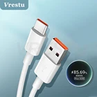 Кабель USB Type-C, 6 А, 66 Вт, для Huawei Mate 40 Pro, Honor V50, 40 Pro, P50 Pro, Nova 8, se, 5A, 40 Вт, с функцией суперзарядки, USB-C, USBC, USB C3.0