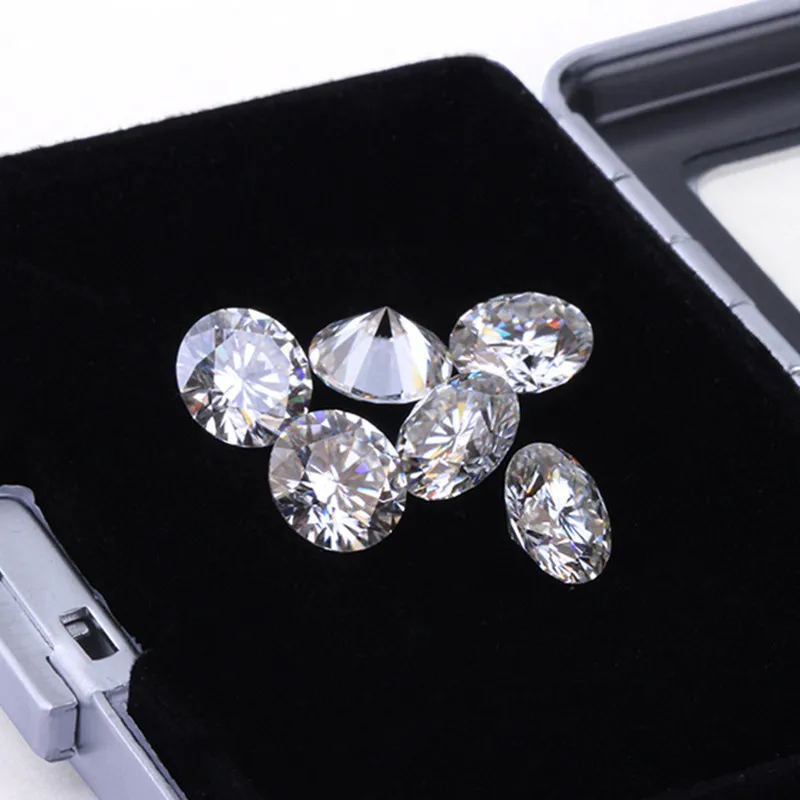 От 5 мм до 8 Сердце и Стрела хорошее качество Moissanite бусины блестящая огранка