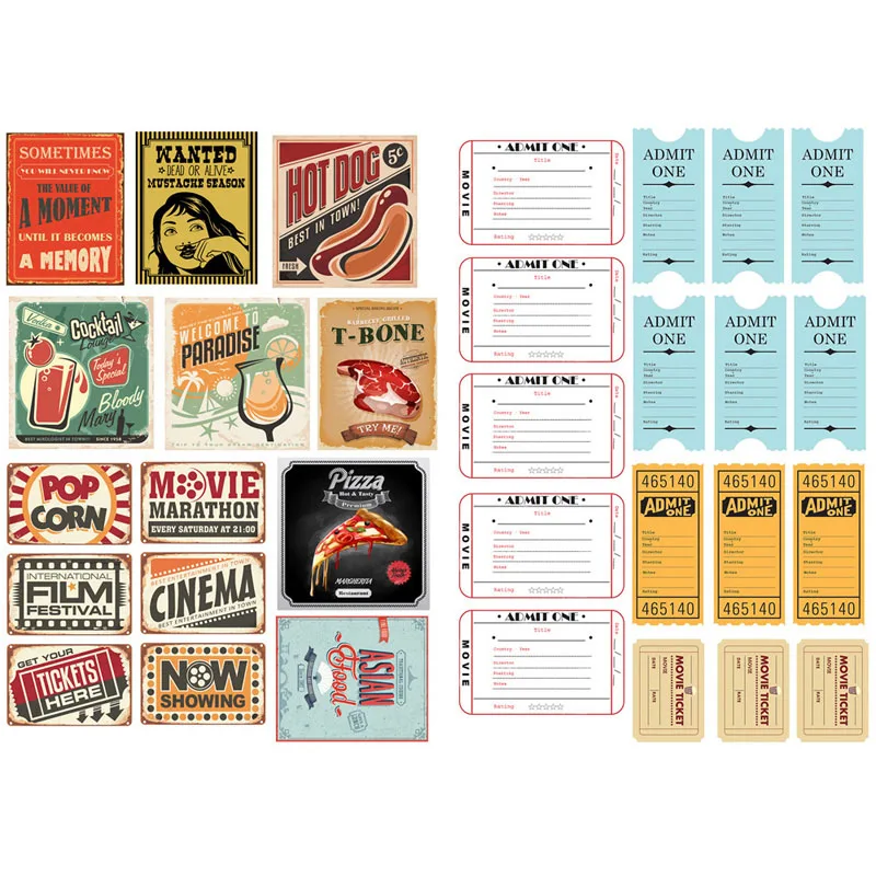 1 шт. стикер в ретро-стиле с надписью для скрапбукинга | Канцтовары офиса и дома