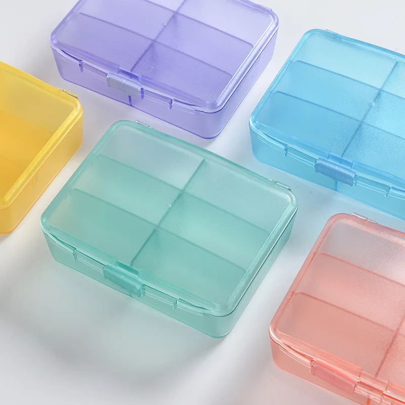 Portable 7Day Travel Pill Organizer Dispenser Large Capacity Storage Box Capsule Adjustable Separate Divider Moisture-proof | Красота и