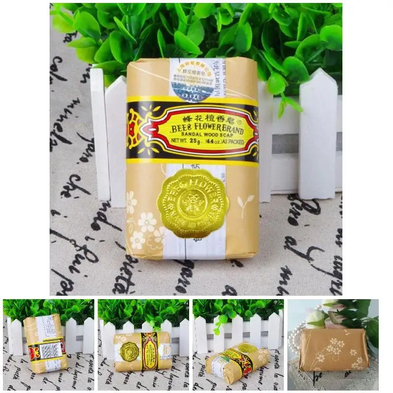 Недавно 25 г мини мыло пчела цветок сандаловое дерево от акне удаление клещей
