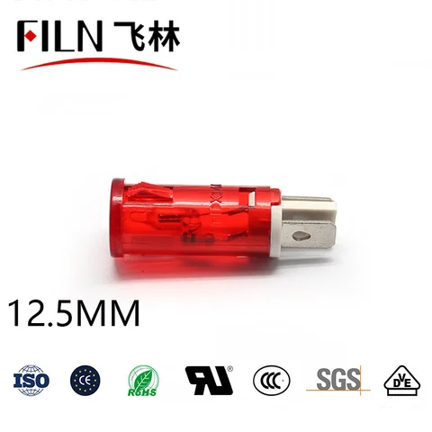 Светодиодный индикатор FILN YueQing 12.5 мм
