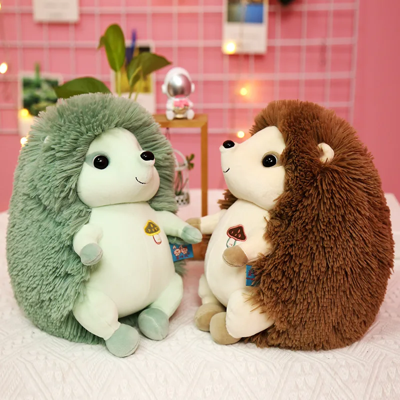 

Cute Cartoon Hedgehog Plush Toy Stuffed Doll for Kid Soft Animal Dolls Kawaii Pillow High Quality Gifts Cushion Christmas Gift