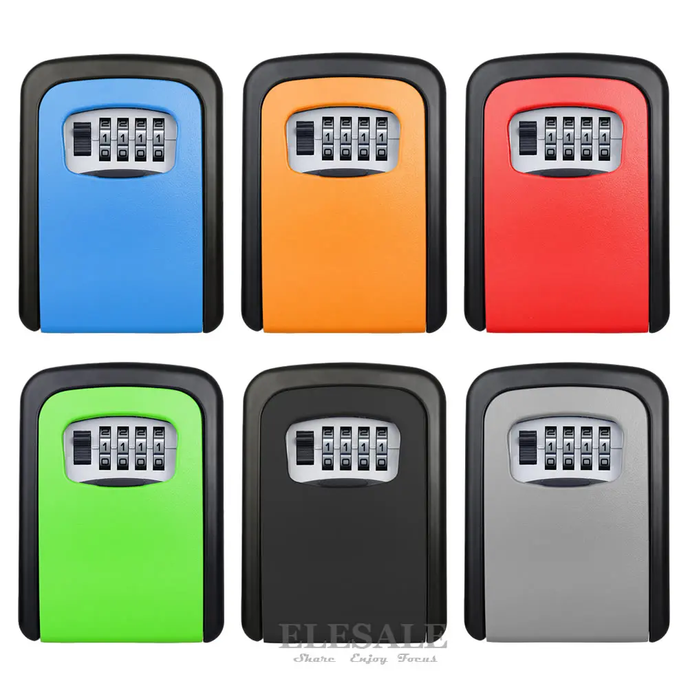 Настенный Скрытая для хранения ключей Secret Организатор Коробки с 4 цифры по ценам