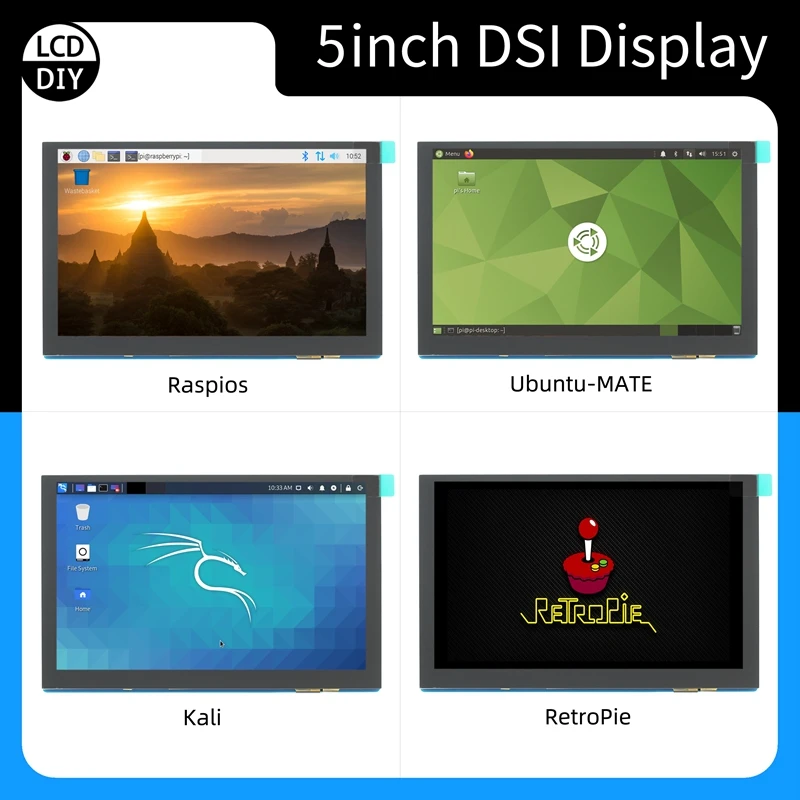 5 0 &quot5 дюймов 800*480 IPS TFT MIPI DSI Мультисенсорная емкостная сенсорная панель ЖК-модуль