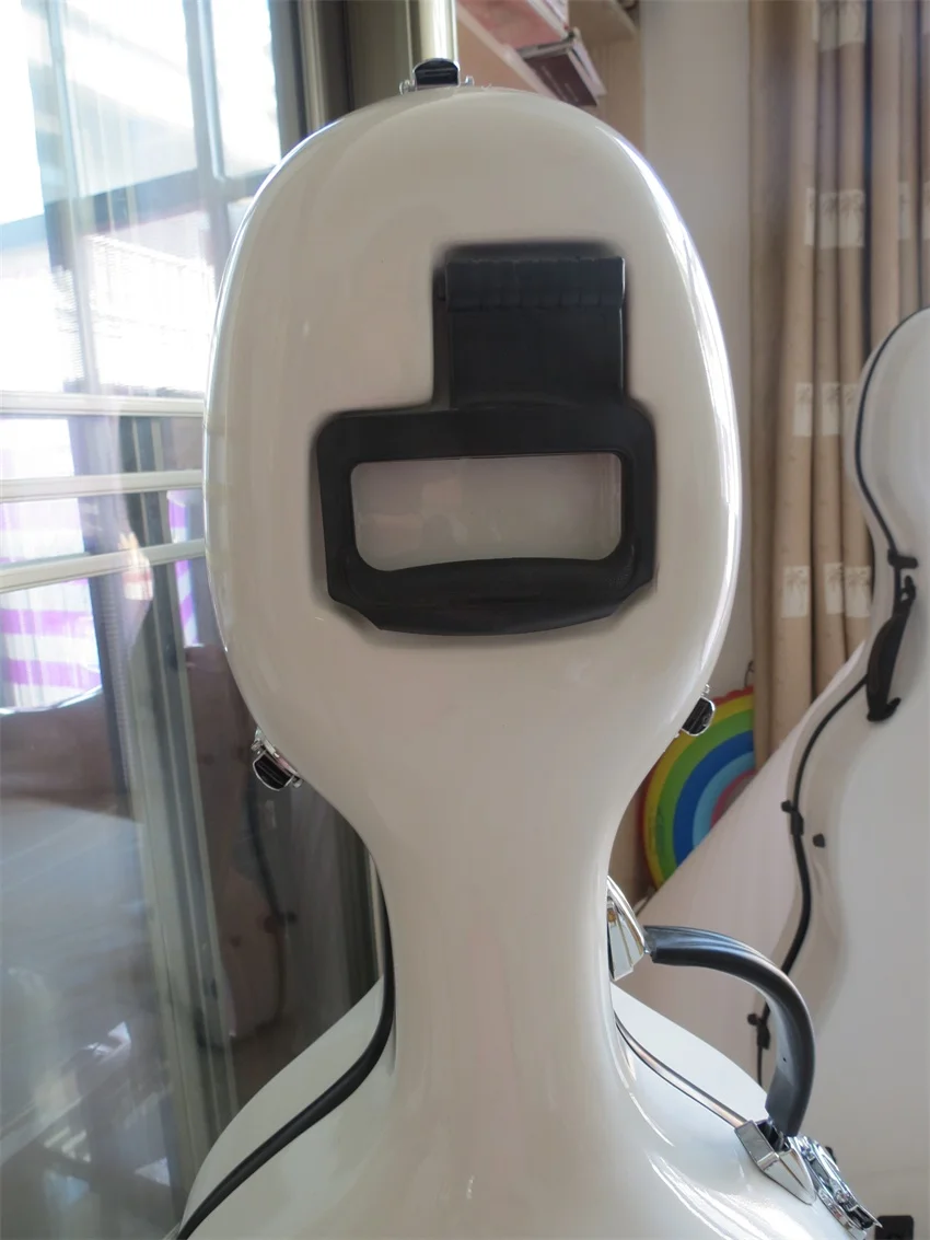 Отличный 4/4 белый Стекловолоконный Виолончель Жесткий Чехол w/wheells|Виолончель| |