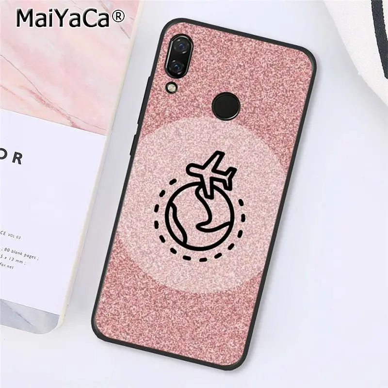 MaiYaCa Любовь Путешествия розовый бумажный самолет чехол для телефона Xiaomi Redmi4X 6A S2 Go Redmi 5 5Plus Note4 Note5 7 Note6Pro