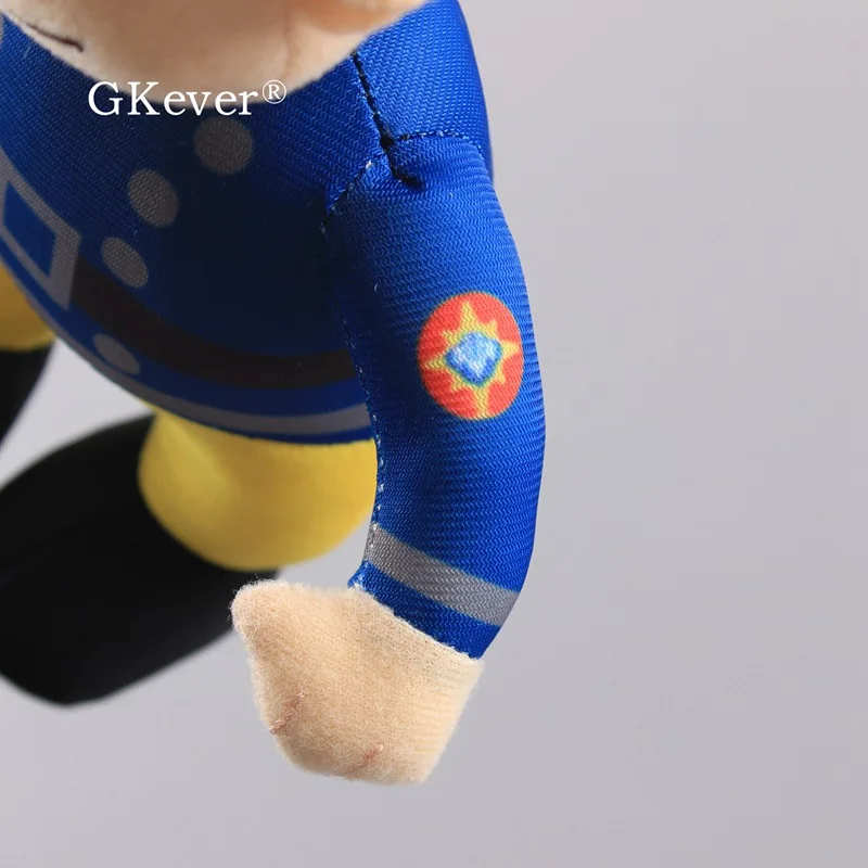 Peluche de bombero Sam para ni&ntilde;os, mu&ntilde;eco de peluche de bombero, almohada suave, regalo de Navidad, 24 cm-5
