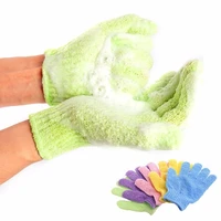 exfoliating glove body scrub peeling bast wisp massage moisturizing spa foam sponge skin care washcloth for shower accessories