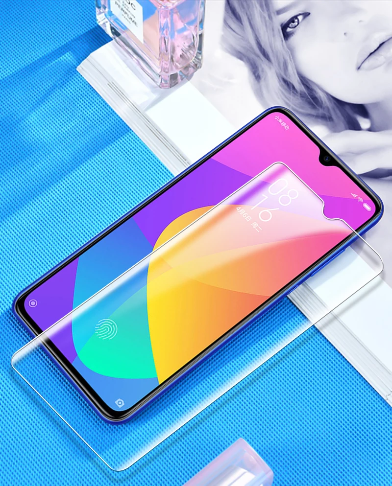 Ультрафиолет с полным клеем, жидкое закаленное стекло для Xiaomi mi CC9 Pro note 10 pro, Защита экрана для redmi note 8, 7, 6, 5 Pro mi 8, 9, SE Lite