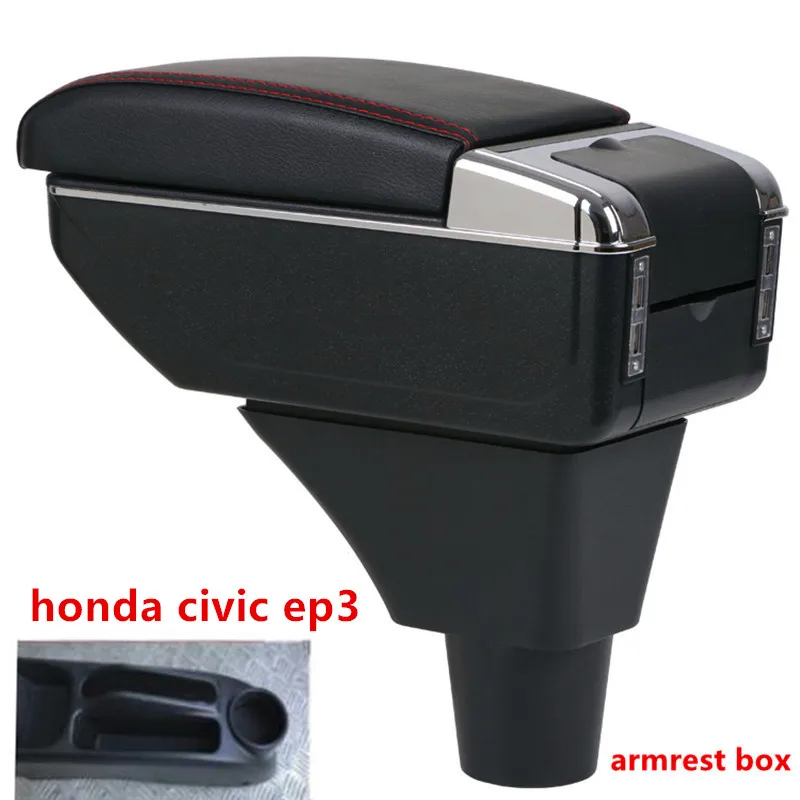 Подлокотник для honda civic ep3 центральный подлокотник с контейнером хранения и