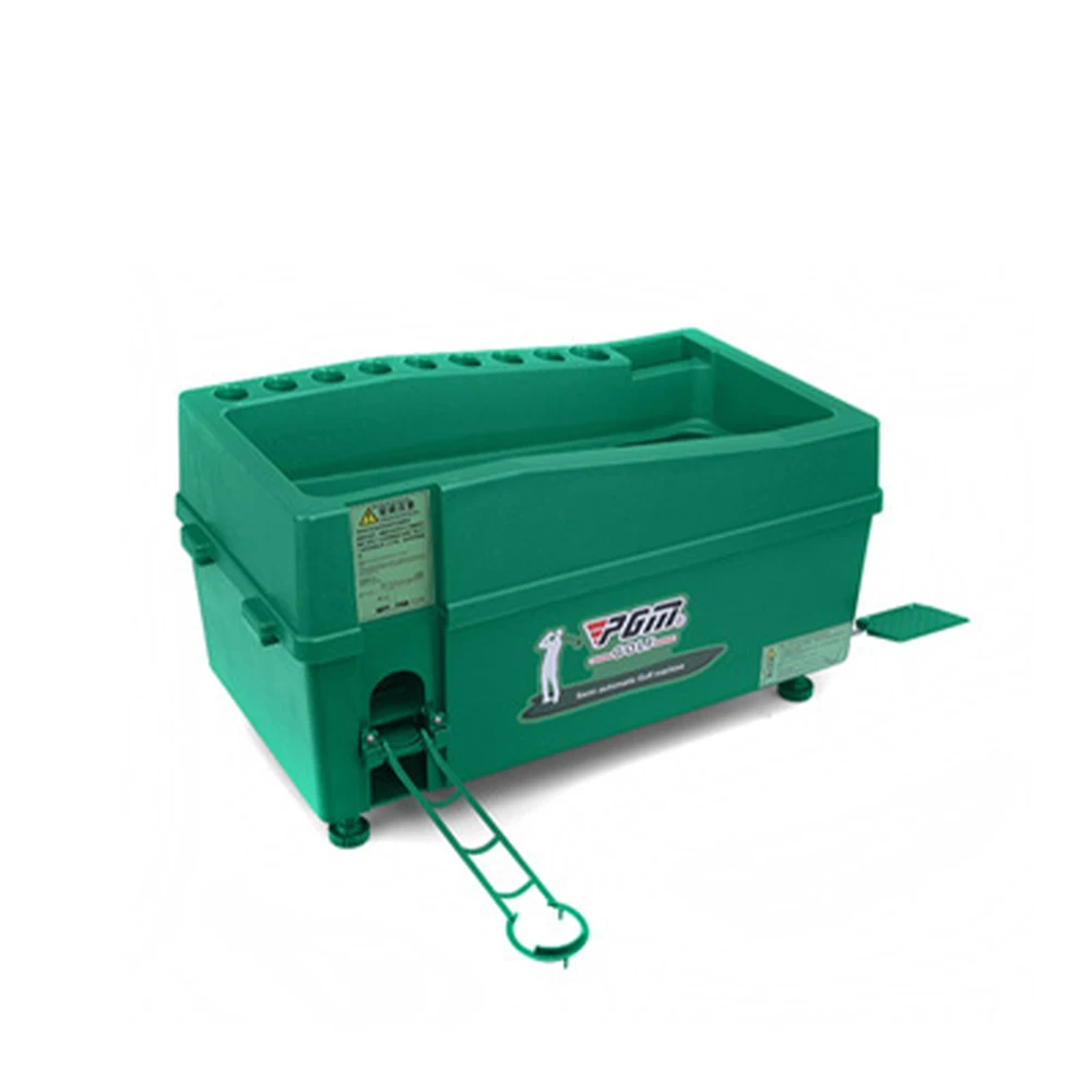 

Semi-automatic Golf Ball Machine Automatic Golf Ball Dispenser With Golf Clubs Holder ABS Material Golf Training Service Machine
