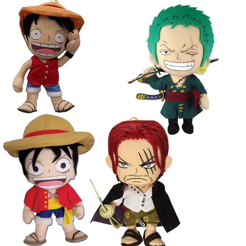 8 видов стилей Аниме цельная соломенная шляпа Luffy Roronoa Zoro Ace плюшевые Мультяшные детские игрушки Kawaii мягкие куклы для детей 23~ 24 см