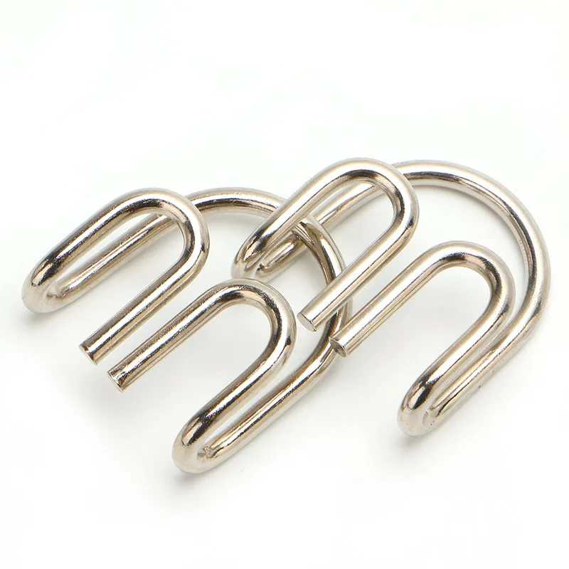 8 шт./компл. металлическая проволочная головоломка IQ тест на разум для детей и