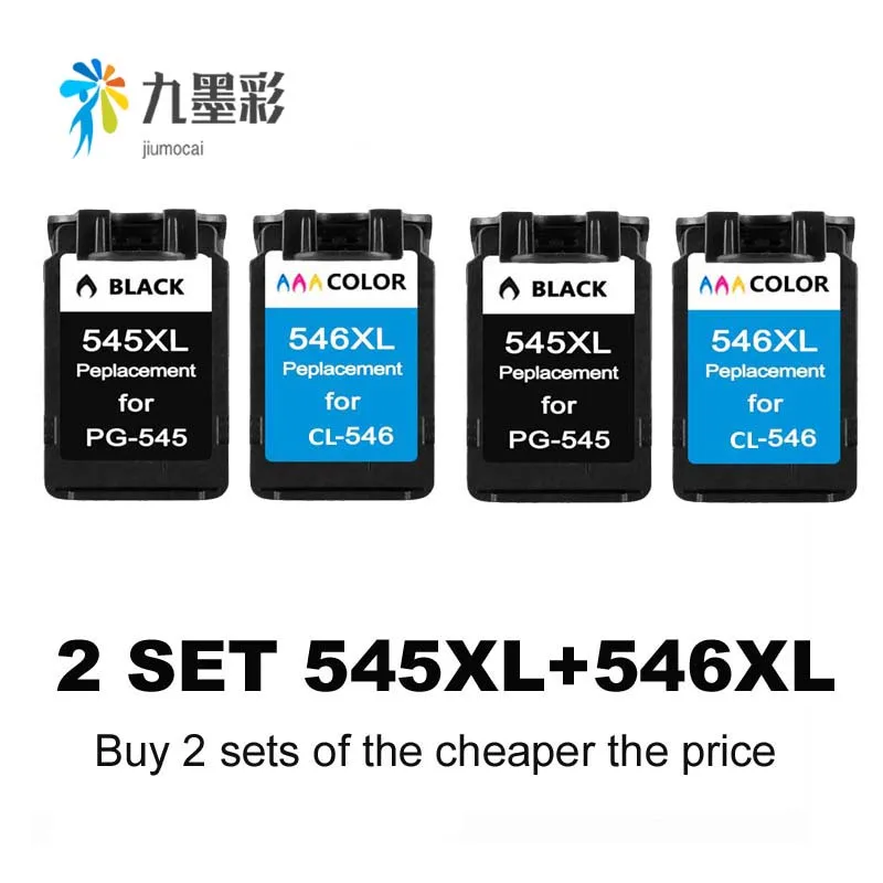 2set PG545 CL546 сменный для canon картридж для принтера 545 cl 546 для Canon pixma MG2950 MG2550 MG2500 MG3050 MG2450 MG3051 MX495 - Цвет: 2set