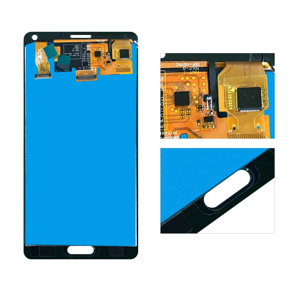 ЖК-дисплей для Samsung NOTE 4 N910 N910A N910F N910H сенсорный экран с цифровым преобразователем